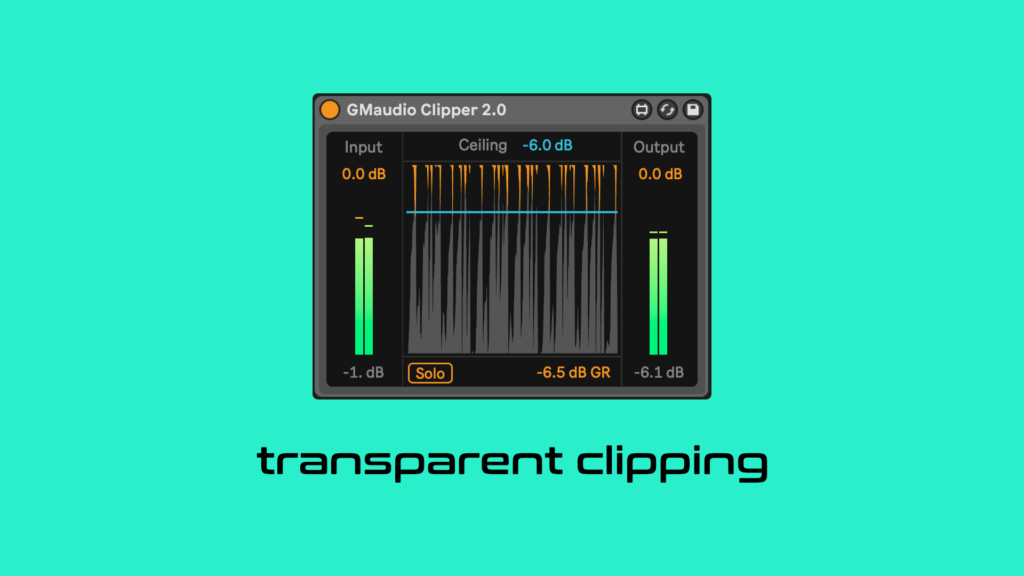 GMaudio Clipper 2.0 - The best Clipper for Ableton Live